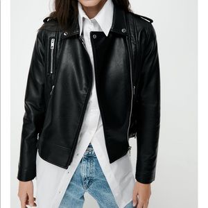 Zara Faux Leather Jacket
